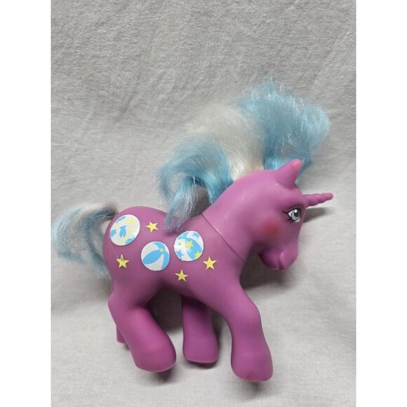 My Little Pony vintage Generation 1 Beach Ball Unicorn- TLC, hair Cut - Picture 4 of 8